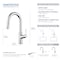 Kibi Fusion Single Handle Pull Down Kitchen & Bar Sink Faucet - Chrome KKF2017CH - alternate 2